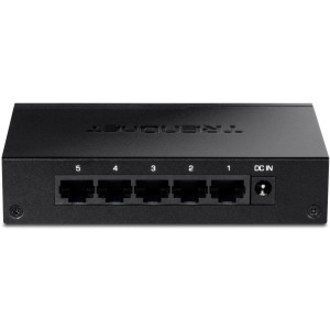TRENDnet TEG-S51 5-Port Unmanaged Gigabit Ethernet Switch, Desktop, fanless